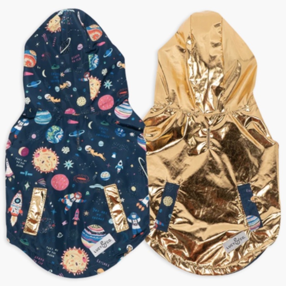Lucy & Co. Outta This World Reversible Rain Coat
